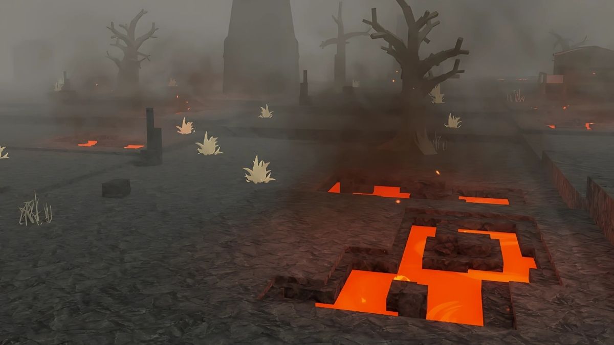 Volcano Biome in 99 Nights in the Forest