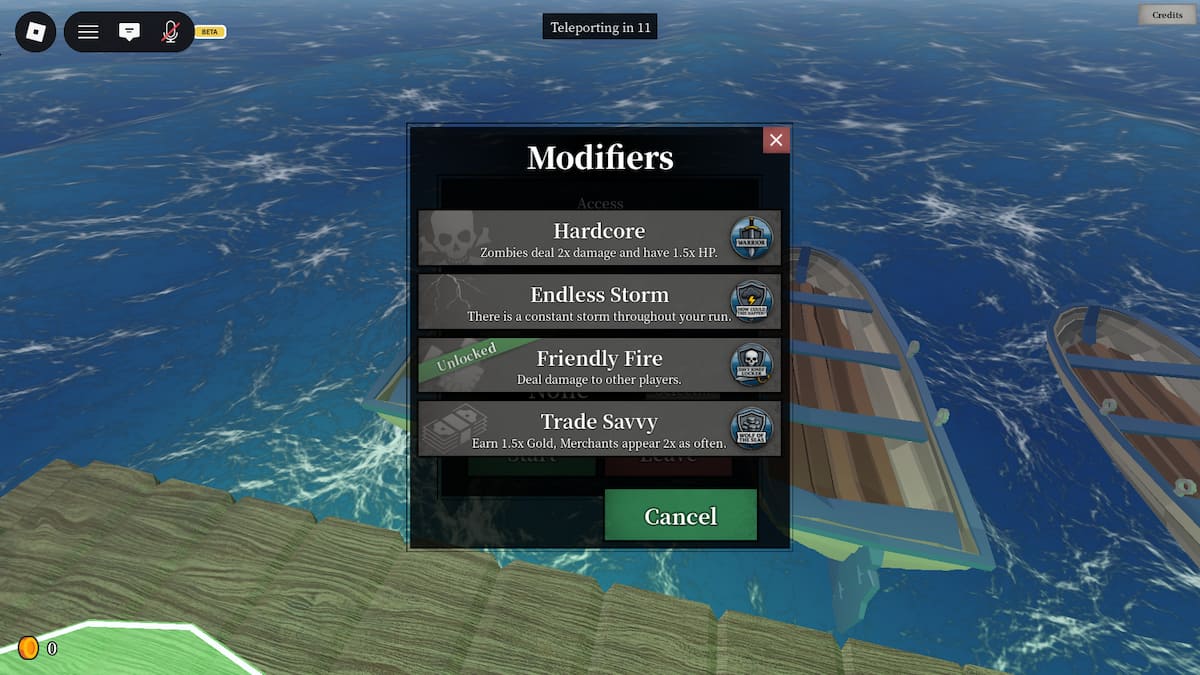 All Modifiers in Voyagers