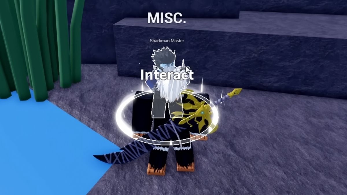 Sharkman Master Location in Blox Fruits