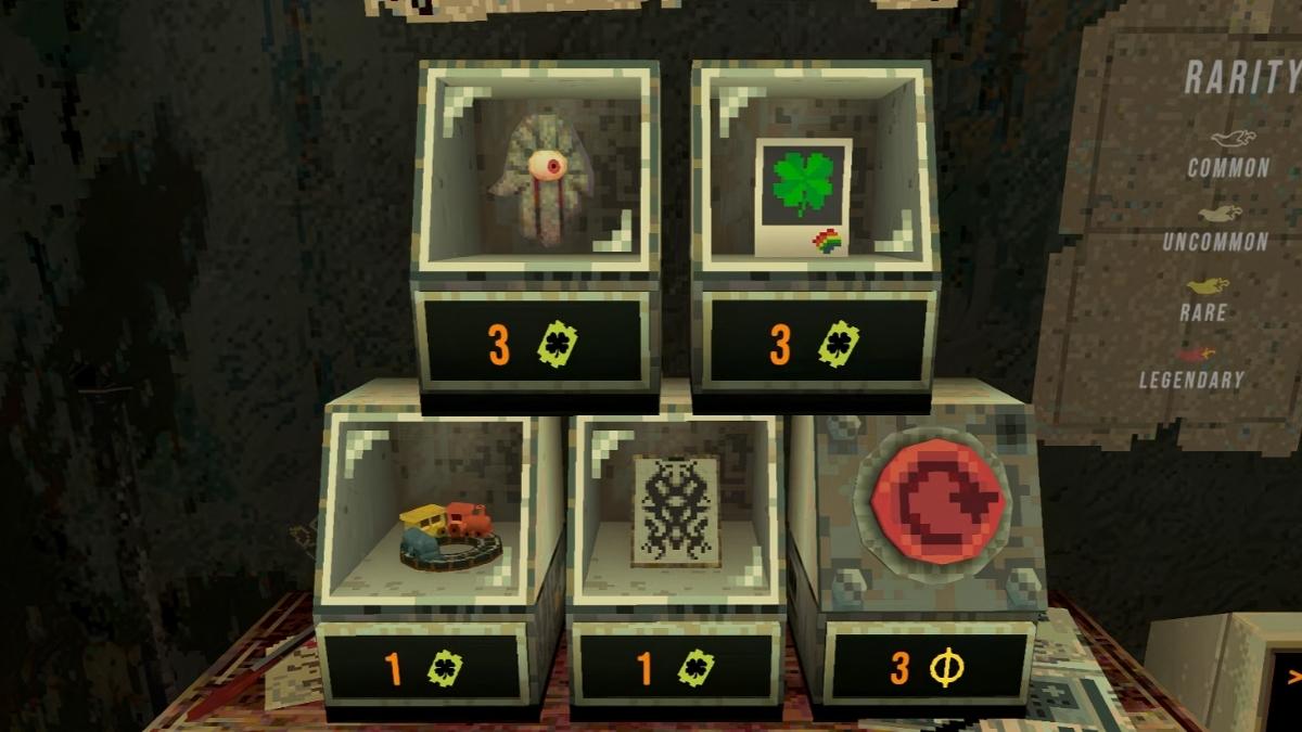 Charms shop in CloverPit