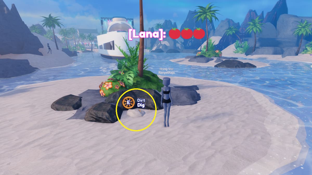 A small island in DTI
