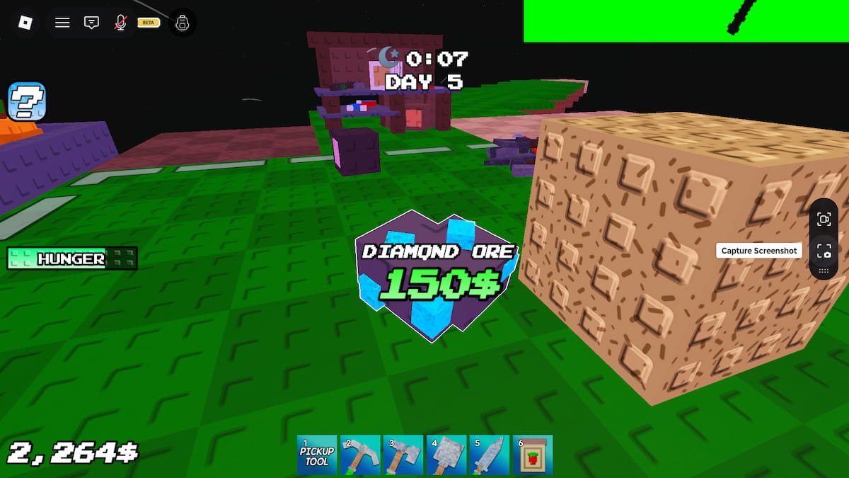 Diamond Ore in One Block
