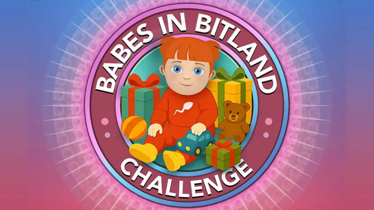 A baby in BitLife