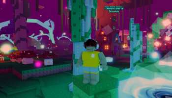 A player standing in Fairy Land