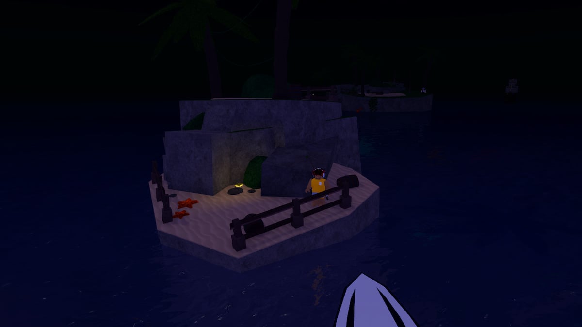 A player standing near a Keystone