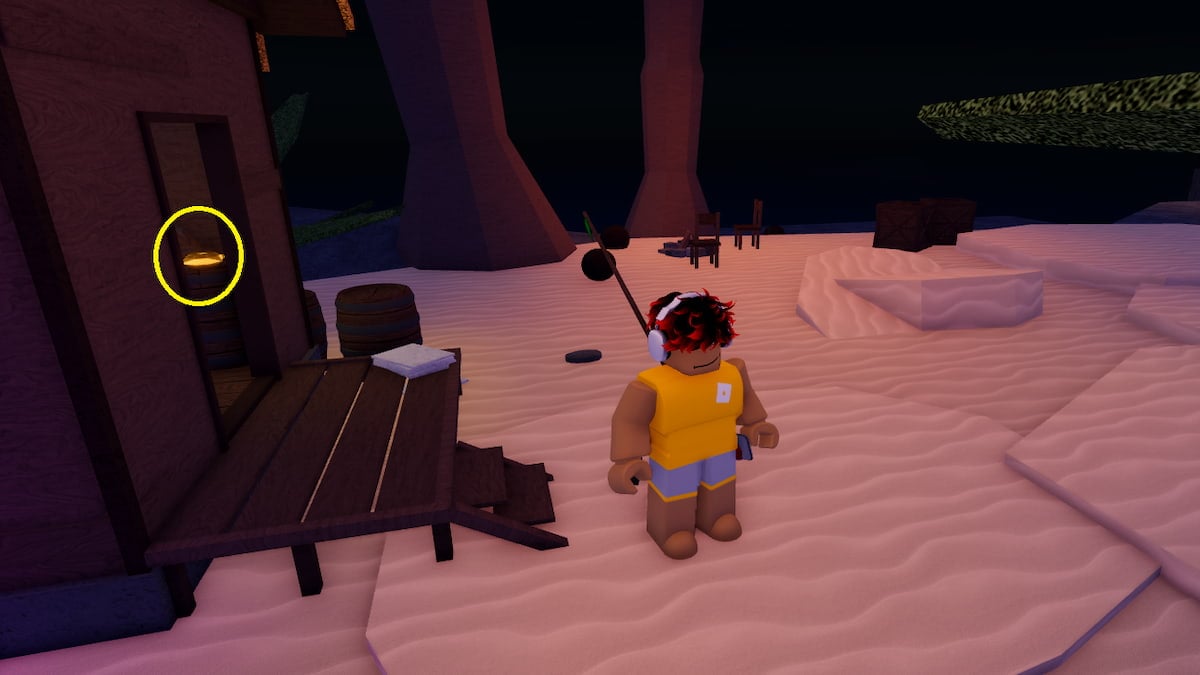 A player standing near a Keystone