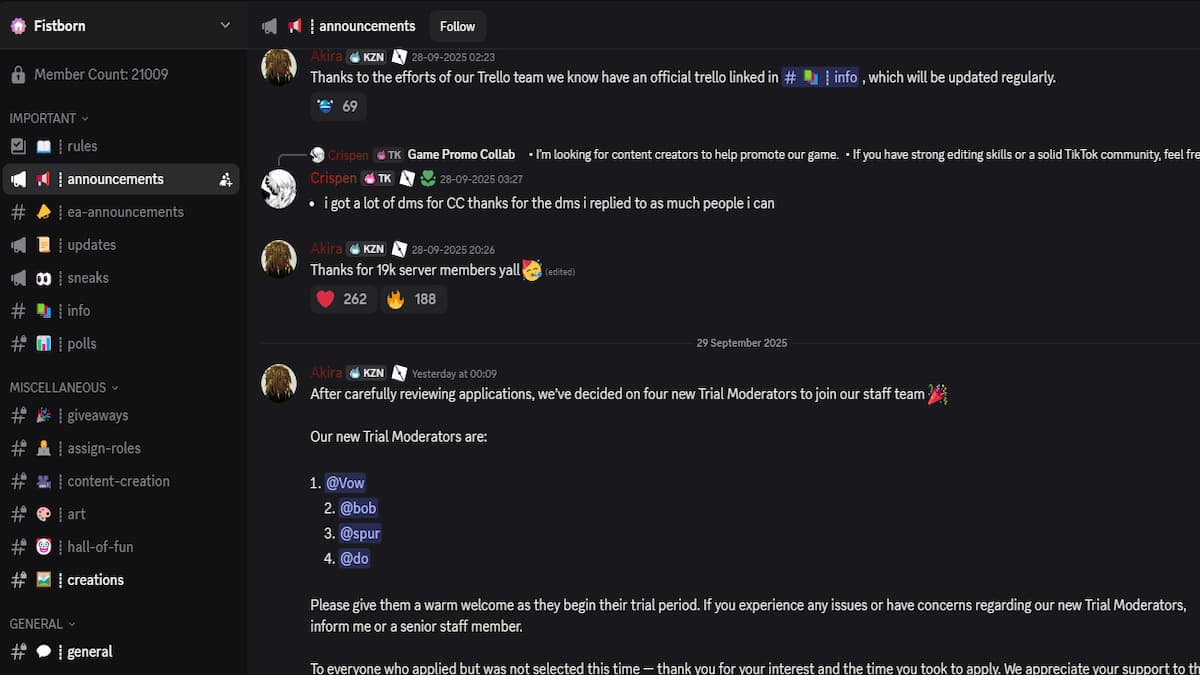 The Fistborn Discord Server