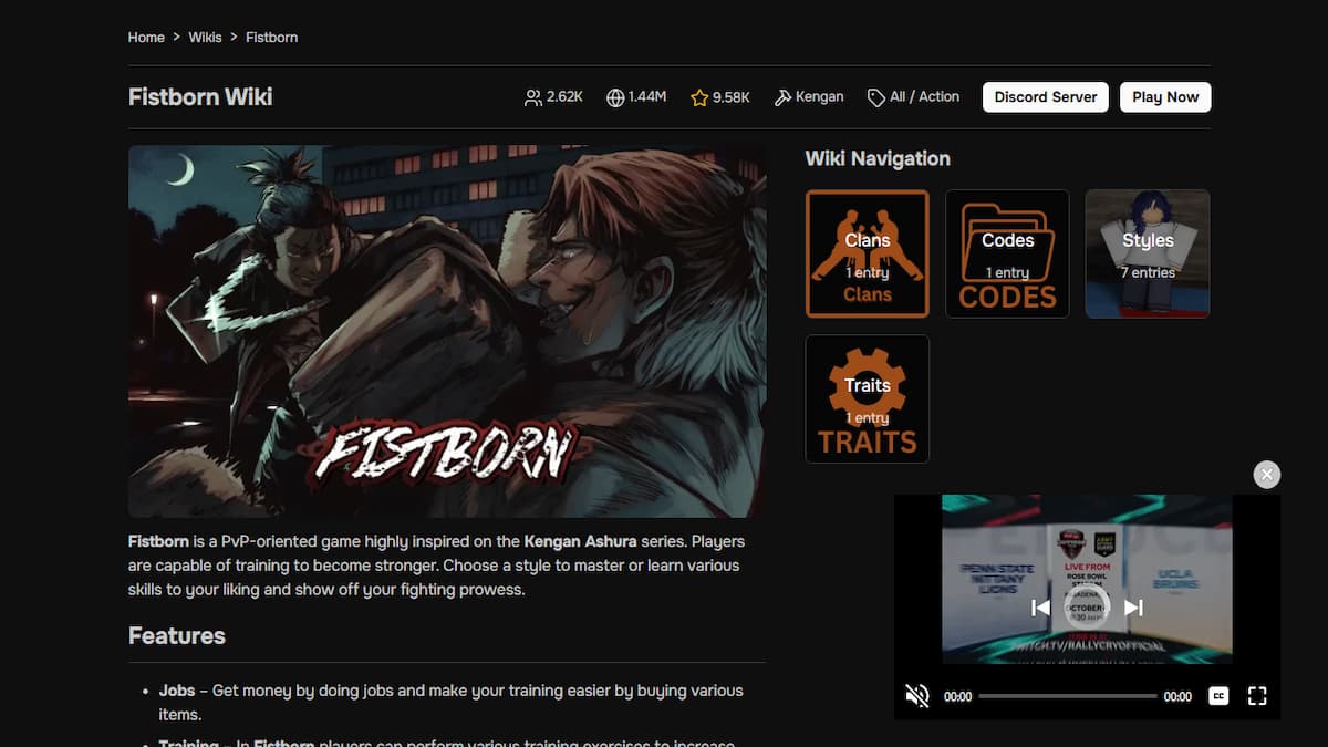The Fistborn Wiki Page