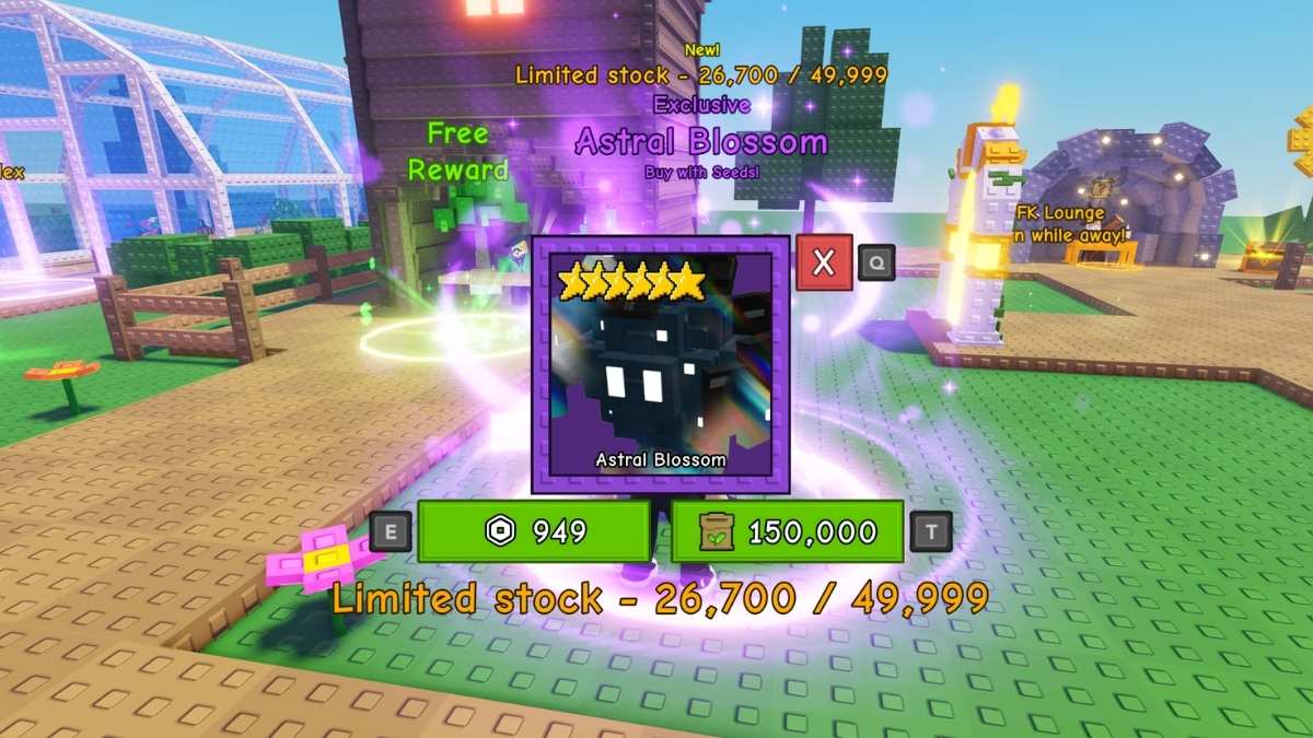 Astral Blossom in Garden Tower Defense