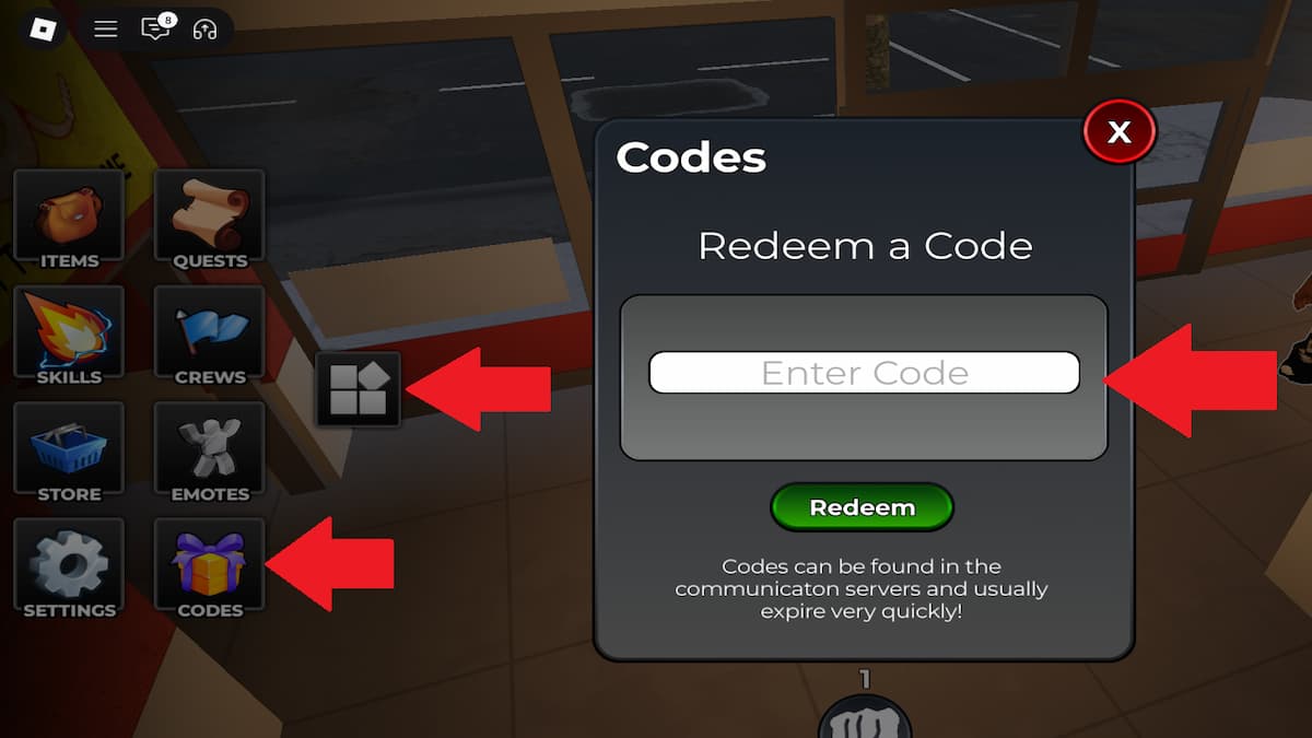 How to redeem Crashouts codes
