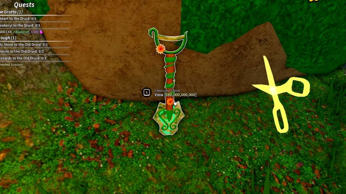 Lifetouched Shovel in Prospecting