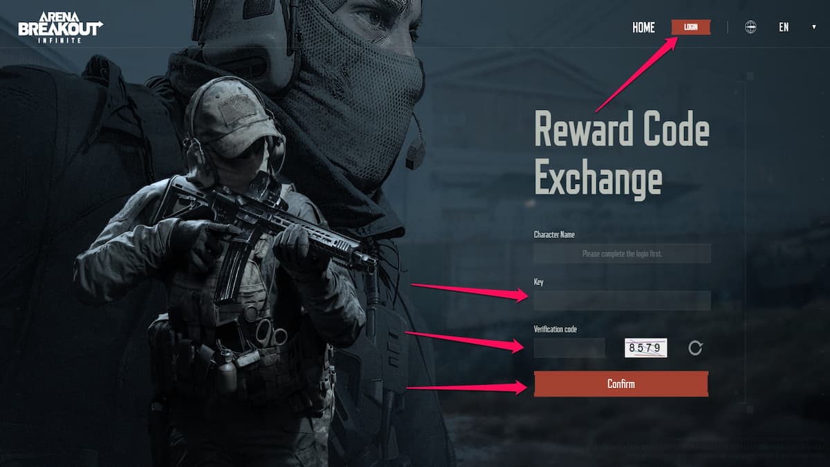 Redeem Reward Codes in Arena Breakout Infinite