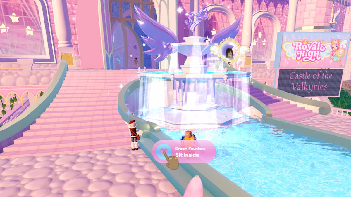 The Nightmare Fountain in Royale High