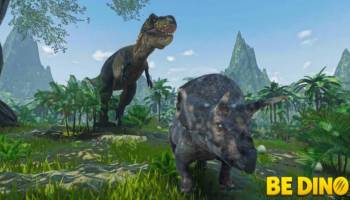 Two dinosaurs in Be Dino