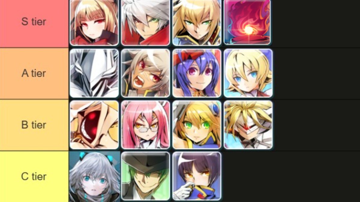 BlazBlue entropy effect character tier list