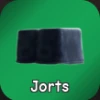 DENMX Jorts Blue Pants in the Hit The Thrift Roblox experience