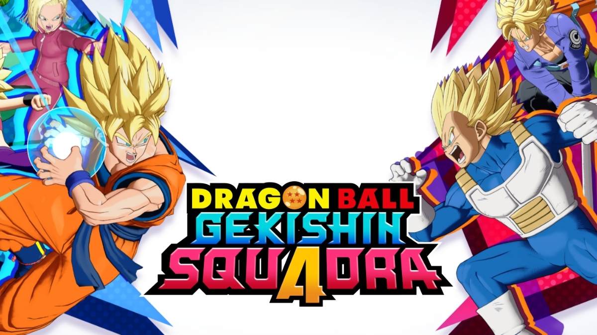 Title screen in Dragon Ball Gekishin Squadra