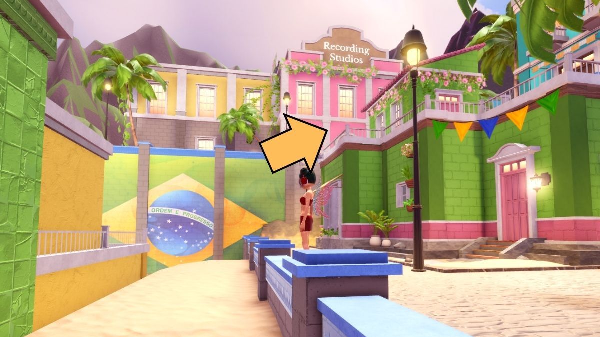 Recording Studio location during the Dress to Impress 2026 Summer Quest