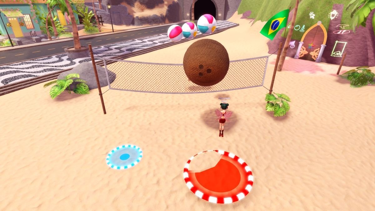 Dress to Impress Beach Volleyball minigame