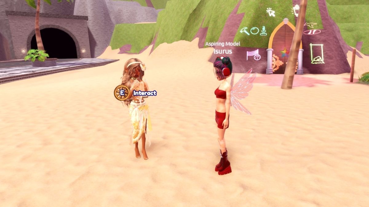 The Pink quest NPC in Dress to Impress Summer Quest 2026
