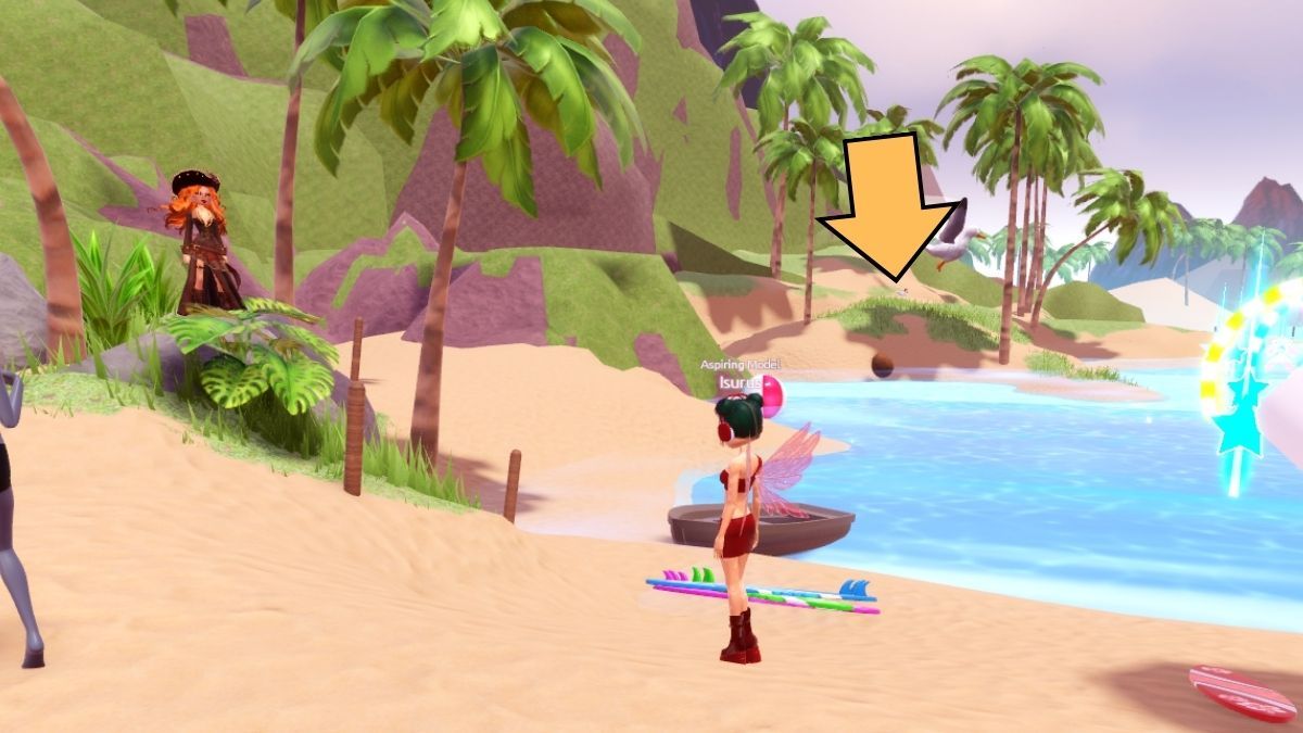 Where to find the bird in the DTI Gem quest