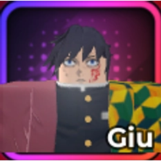 Giu (Silent Flow) unit from Anime Crusaders Roblox experience.