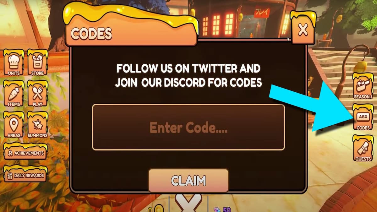 How to redeem Anime Chefs codes.