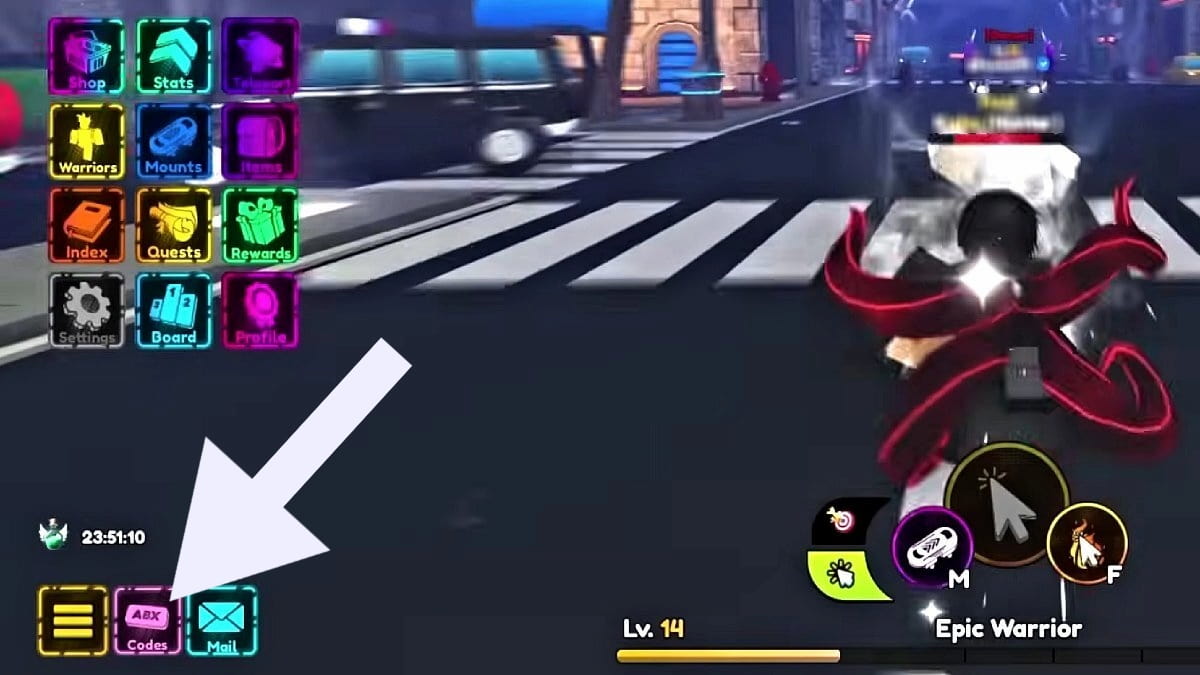 How to redeem Anime Warriors Combat codes