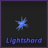 Lightshard ore from the Prospecting Roblox experience