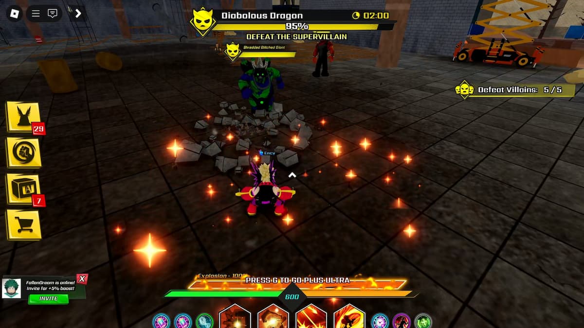 MHA Ultimate in-game screenshot