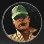 Crop top man with a green hat