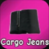 Onyx Cargo Jeans Pants in the Hit The Thrift Roblox experience