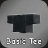 Rift Basic Tee Black Top in the Hit The Thrift Roblox experience