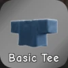 Rift Basic Tee Blue Top in the Hit The Thrift Roblox experience