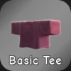 Rift Basic Tee Red Top in the Hit The Thrift Roblox experience