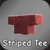 Rift Striped Tee Red Top in the Hit The Thrift Roblox experience