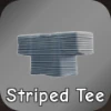 Rift Striped Tee White Top in the Hit The Thrift Roblox experience