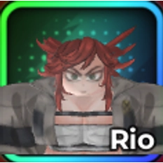 Rio unit from Anime Crusaders Roblox experience.
