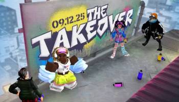 Characters in Tagtown during Takeover event