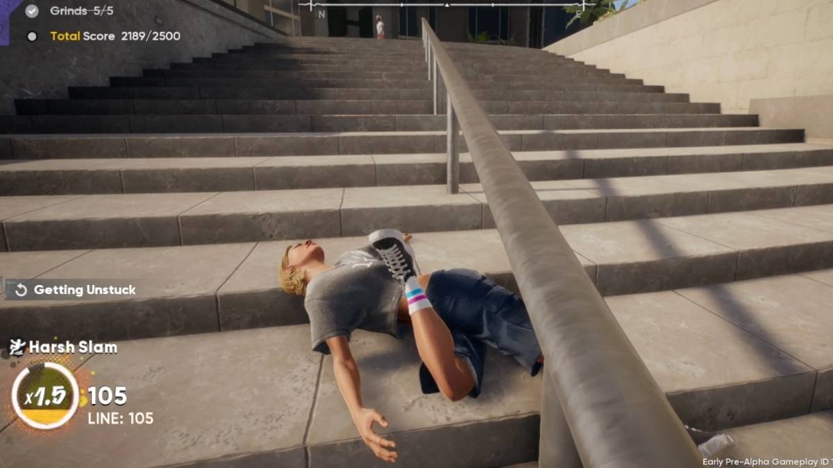 Ragdolling on the stairs