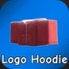 Spacey Logo Hoodie Red Top in the Hit The Thrift Roblox experience