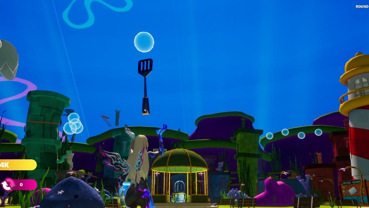 Golden Spatula in SpongeBob Tycoon Fortnite