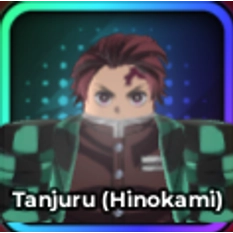 Tanjuru (Hinokami) unit from Anime Crusaders Roblox experience.