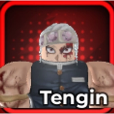 Tengin (God of Echoes) unit from Anime Crusaders Roblox experience.