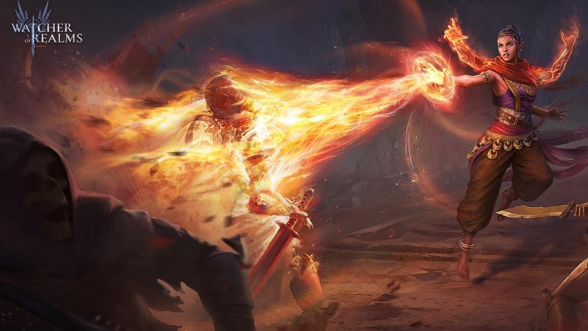 Fire magic dealing Watcher from Watcher of Realms tier list