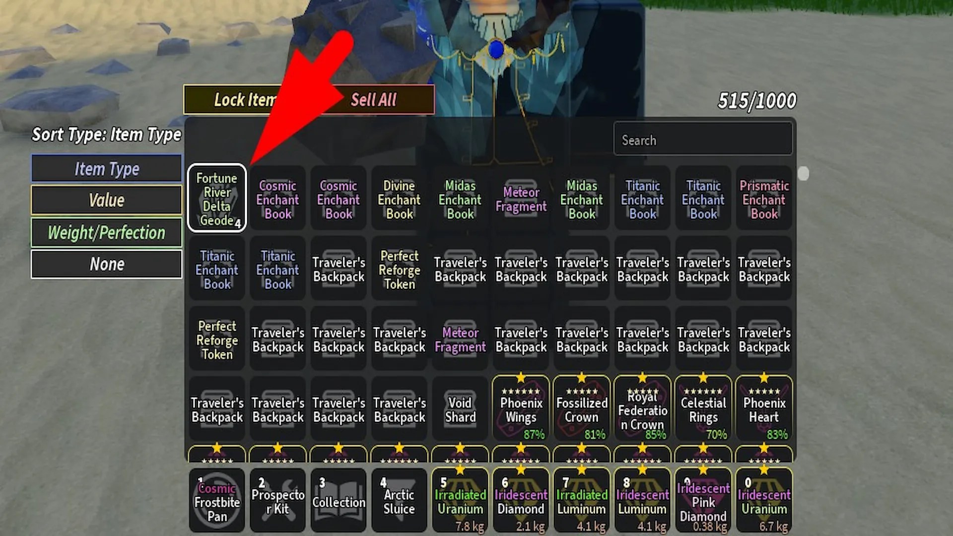 Where to find geodes and how to use them in the Prospecting Roblox experience