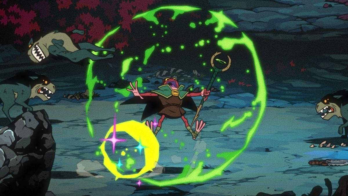 Brome using his skill in Absolum