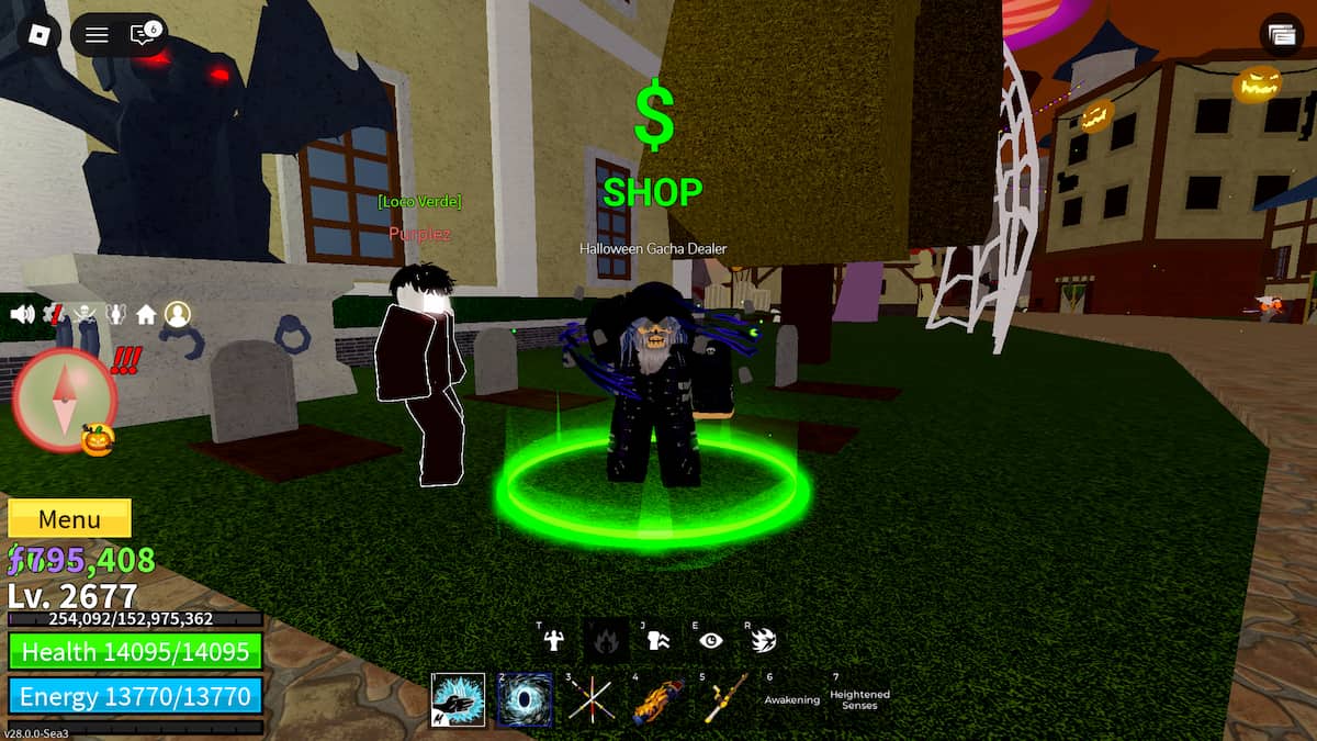 Blox Fruits Haunted Gacha Dealer