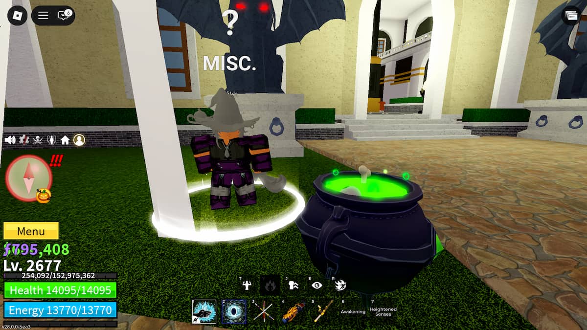Blox Fruits Witch NPC