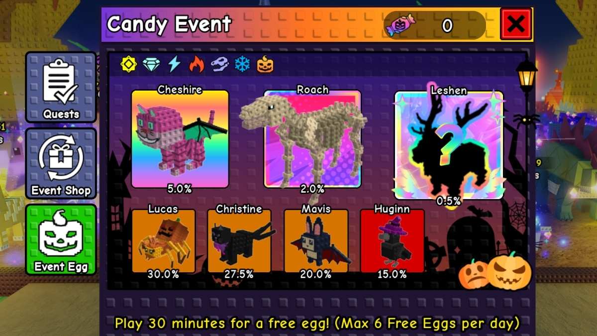 Candy Event Egg in Build A Zoo